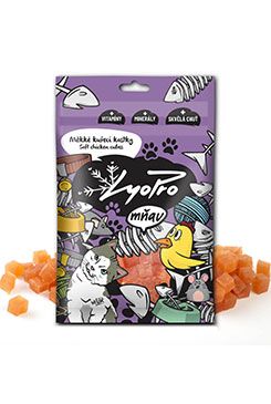 Lyopro mňau poch. sušené Měkké kuřecí kostky 70g 70g