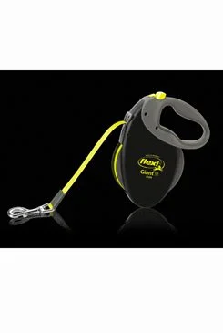 Vodítko FLEXI Giant  Pásek neon M -  8m/ 25 kg