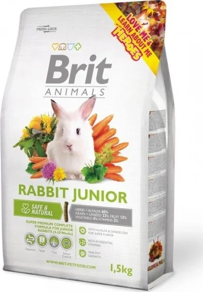 Brit Animals Rabbit Junior Complete 1,5 kg