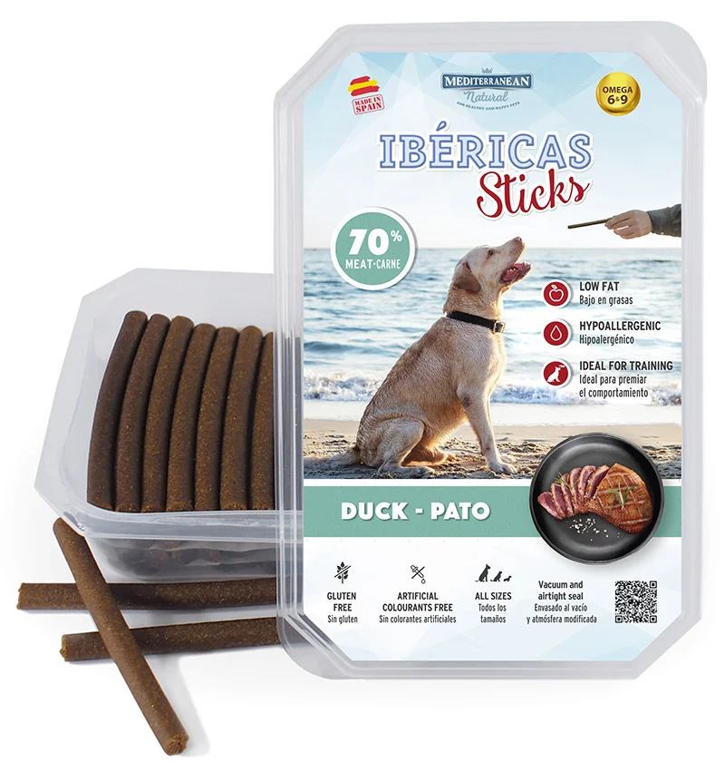 Ibéricas Dog tyčinky kachna 800g