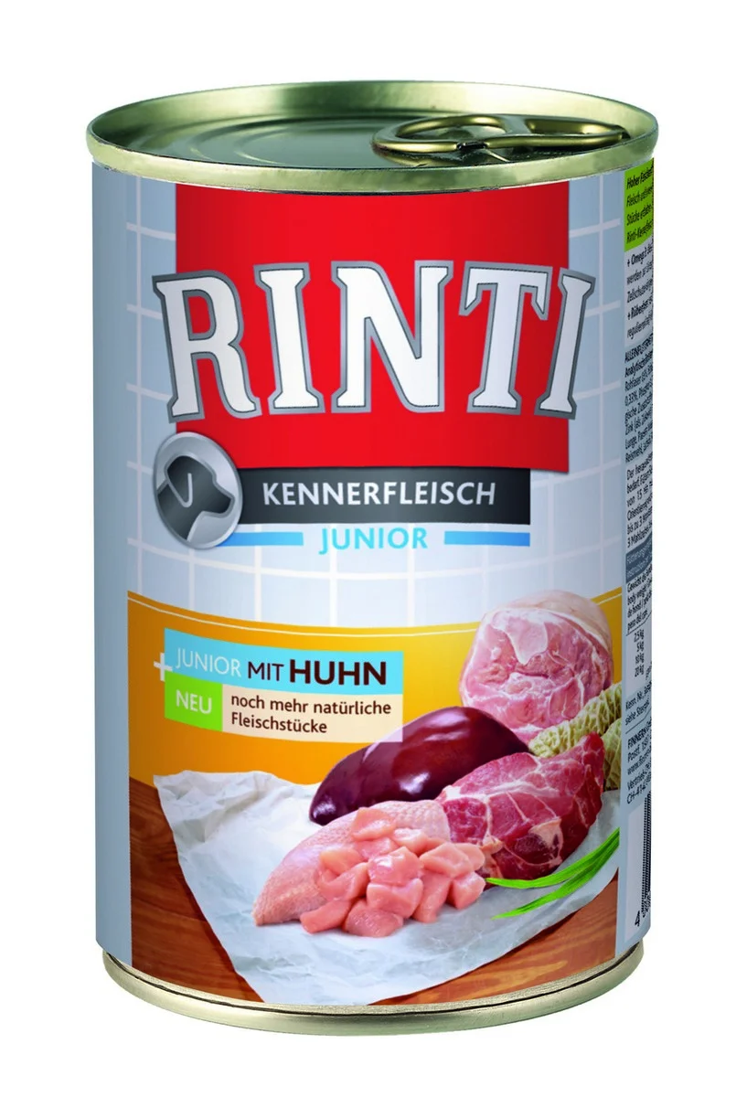Rinti Dog Kennerfleisch konzerva Junior kuře 400g