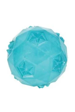 Hračka pes míček TPR POP BALL tyrkysová Zolux 6 cm