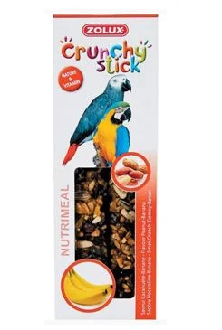 Crunchy Stick Parrot Buráky/Banán 2ks Zolux 1 bal.
