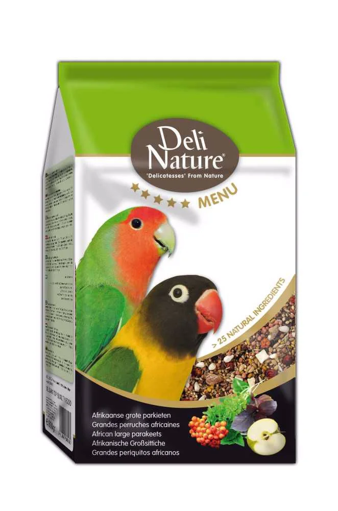 Deli Nature Birdelicious Africký velký papoušík 800g