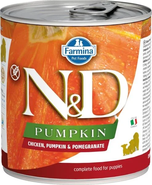 N&D DOG PUMPKIN Puppy Chicken & Pomegranate 285 g + 1 ks  ZDARMA