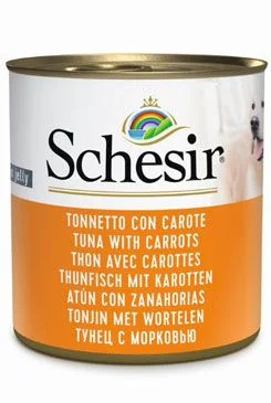 Schesir Dog konz. Adult tuňák/mrkev 285g