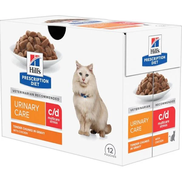 Hill's Precription Diet Hill's Prescription Diet Feline c/d kapsička Chicken Urinary Stress 12 x 85 g