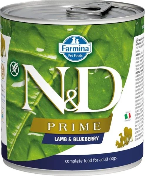 N&D DOG PRIME Adult Lamb & Blueberry 285 g + 1 ks  ZDARMA