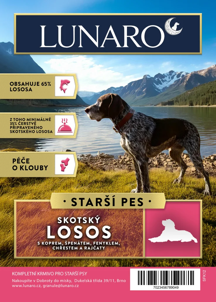 Lunaro Scotish River Senior 12kg - Losos s batáty
