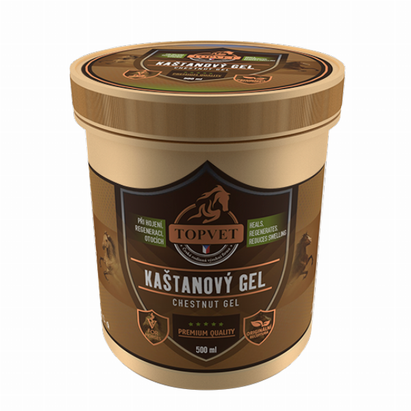 Kaštanový gel pro koně  500ml