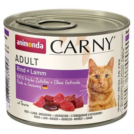 ANIMONDA konzerva CARNY Adult - hovězí, jehněčí 200 g