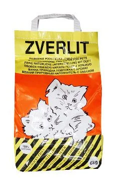 ZVERLIT oranžový jemná svůní Podestýlka kočka 6 kg