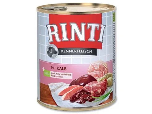 Rinti Dog Kennerfleisch konzerva telecí 800g