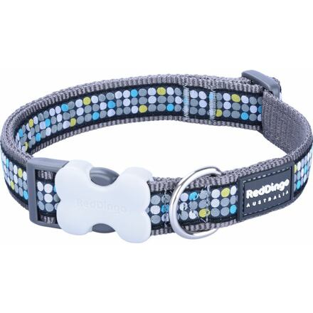 Obojek RD 12 mm x 20-32 cm - Modern on Grey