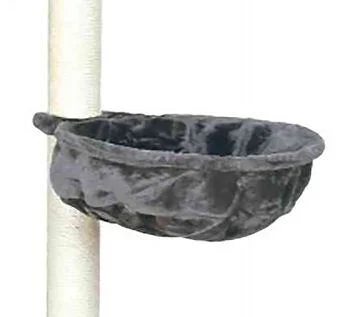 Náhradní odpočívadlo/lehátko kulaté 40cm šedé k #4390 - škrabadlo MADRID