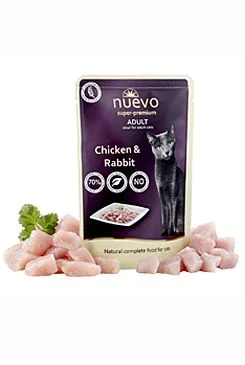 Nuevo kočka kapsa Adult kuře a králík 85 g