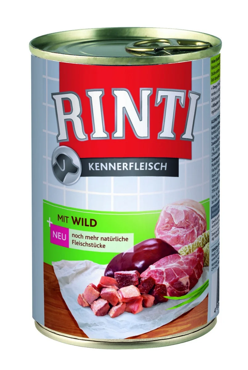 Rinti Dog Kennerfleisch konzerva zvěřina 400g