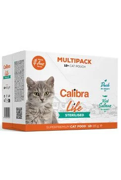 Calibra Cat Life kaps. Sterilised Multipack in gravy 12x85g 12x85g