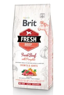 Brit Fresh Beef with Pumpkin Puppy Large Bones & Joints 2,5 kg