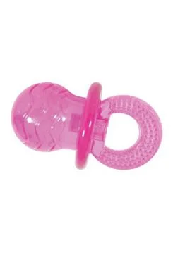 Hračka pes dudlík TPR POP PACIFIER růžová Zolux 10 cm