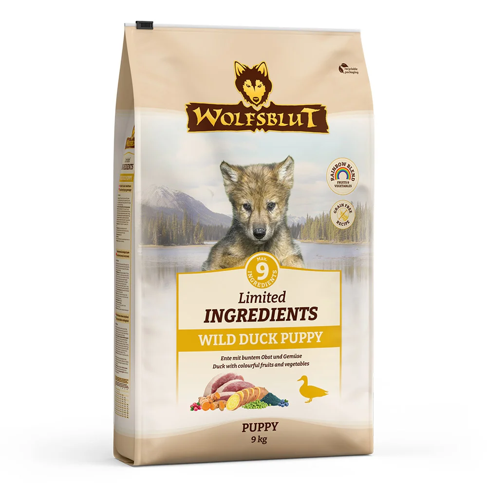Wolfsblut Limited Ingredients Wild Duck Puppy 1kg - kachna s batáty