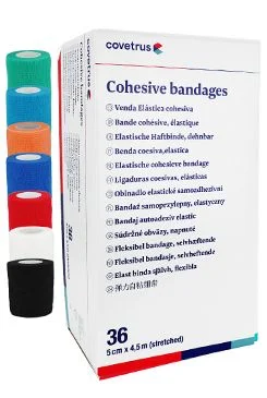 COVETRUS brand Obinadlo elast. CVET samoad.5cmx4,5m mix barev 36ks