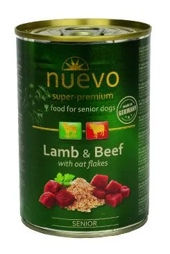 Nuevo pes Senior Jehněčí s ovesnými vl. konz.  400 g