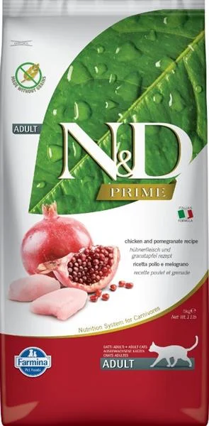 N&D PRIME CAT Adult Chicken & Pomegranate  5 kg 