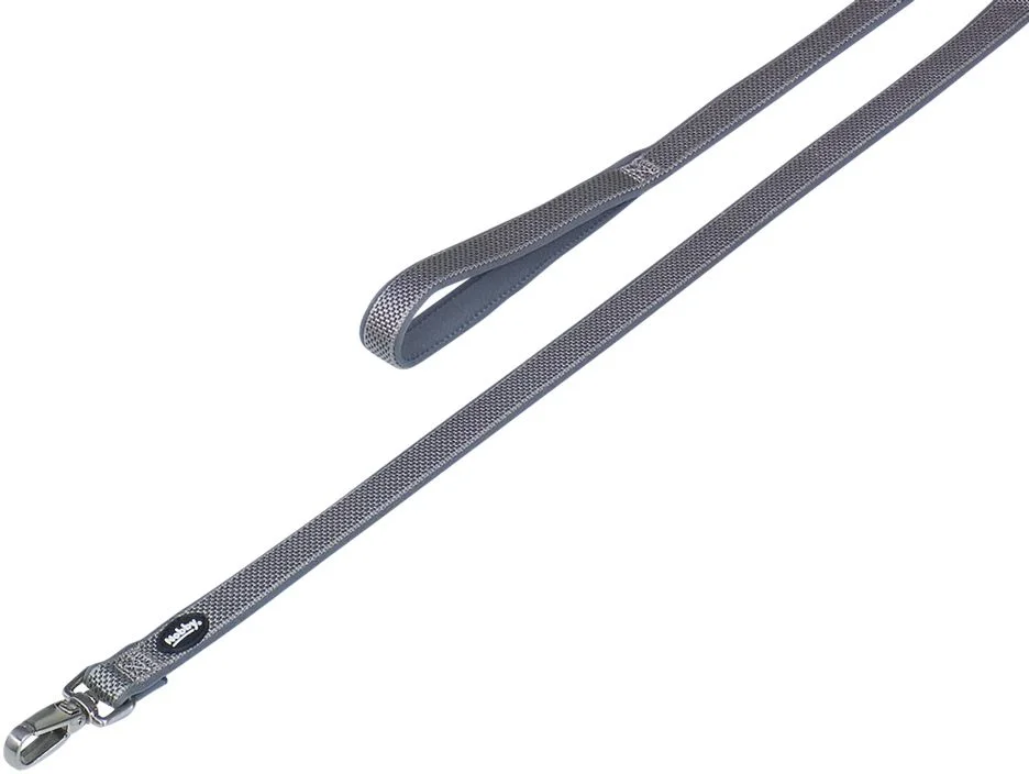 Nobby CLASSIC PRENO ROYAL vodítko neoprén šedá M-L 120cm