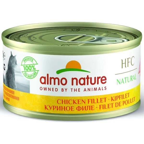 Almo Nature cat konz. Natural-kuře filet 70g