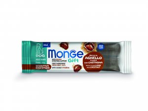 MONGE GIFT Dog Adult masové tyčinky s čerstvým jehněčím a kaštany 40g