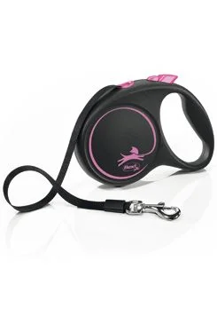 Flexi Black Design M pásek 5m/25kg růžová