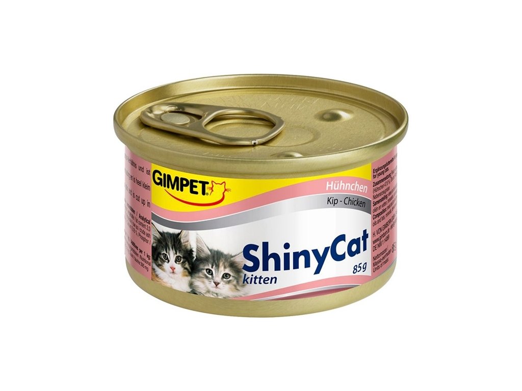 Gimpet ShinyCat kitten kuře 70g (24x)
