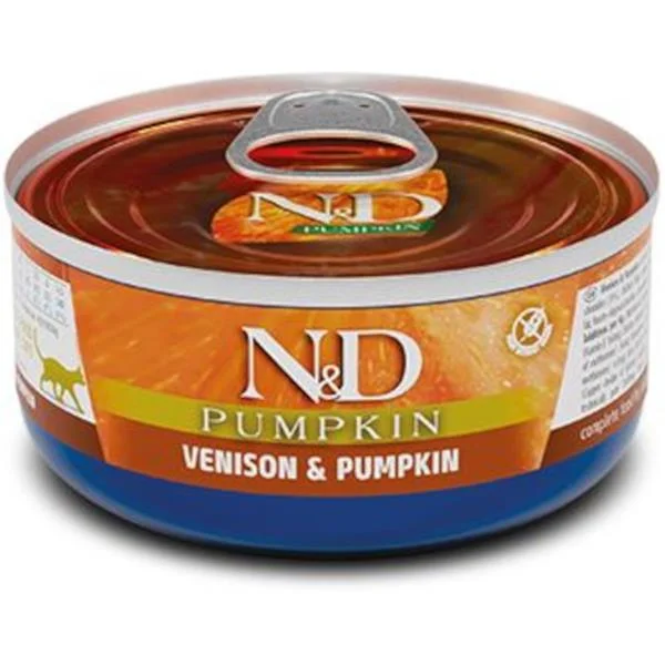 KONZERVA N&D CAT VENISON & PUMPKIN 70 GR