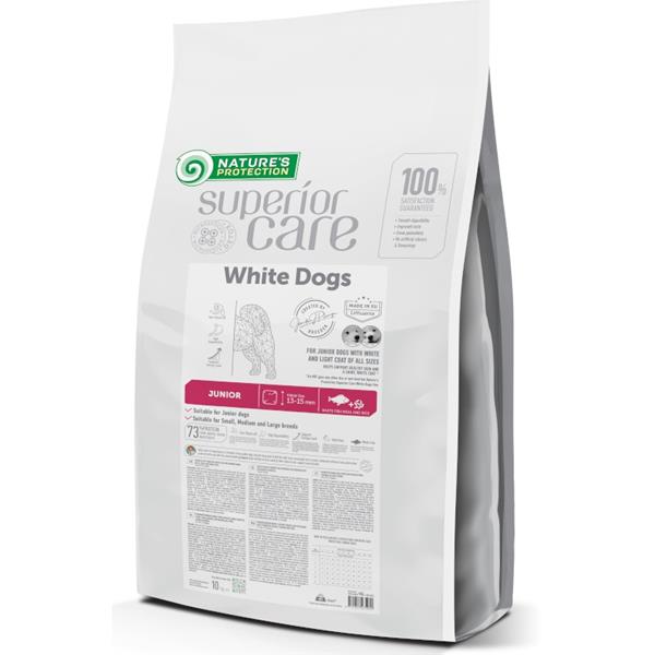 Nature’s Protection Superior Care Dog Dry White Dogs Junior White Fish 10 kg