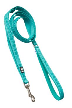 HURTTA Casual Reflective ECO vodítko pro psy paví zeleň 180 cm/20 mm