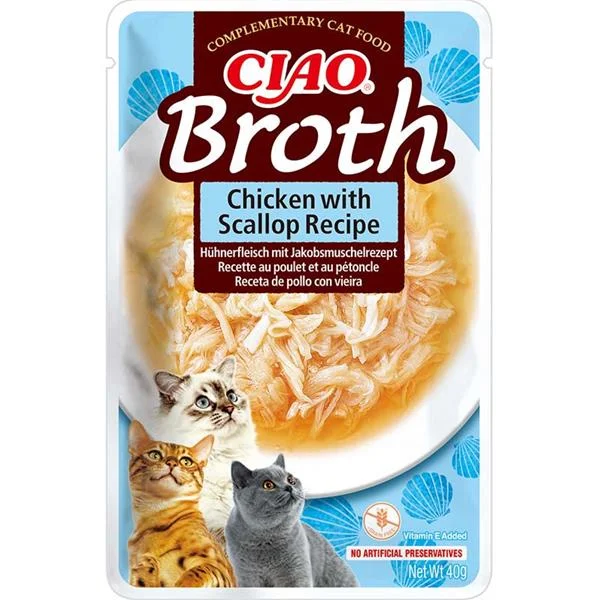 Ciao Broth 40g - Kuře s Hřebenatkou