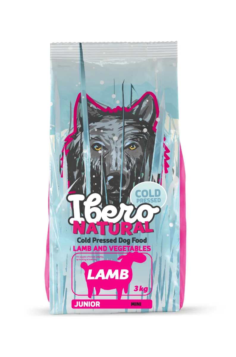 Ibero Cold Press Dog Junior Mini Lamb - 4x3kg