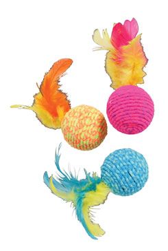 Hračka kočka Elastic Ball mix barev Zolux 1 ks