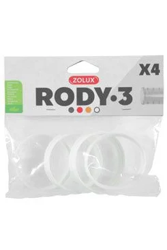 Komponenty Rody 3-spojovací kroužek bílý 4ks Zolux