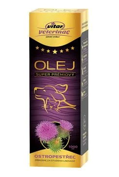 VITAR Veterinae Ostropestřec olej 1000ml 5x