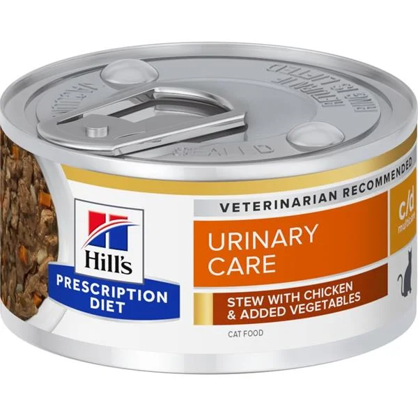 Hill's Precription Diet Hill's Prescription Diet Feline Stew c/d Multicare kuře a zelenina konzerva 82 g