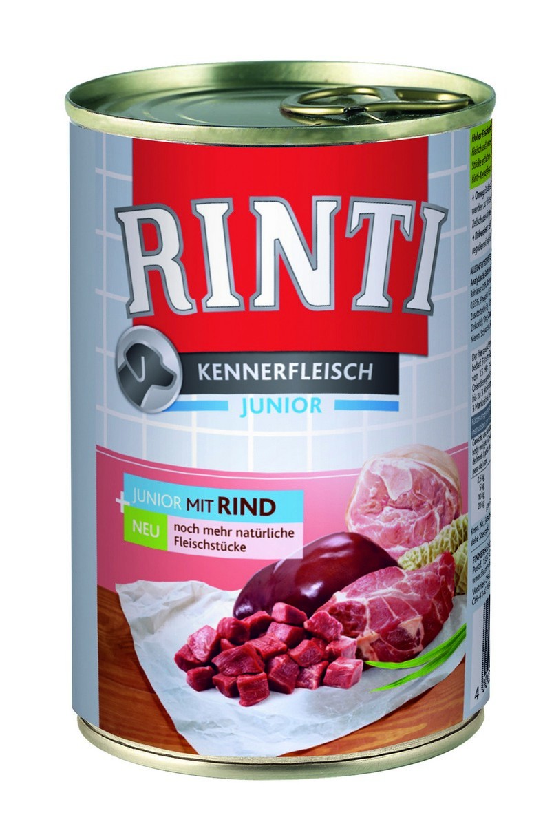 Konzerva RINTI Kennerfleisch Junior hovězí 400 g