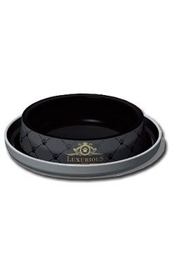 Miska plast LUXURIOUS černá 210 ml
