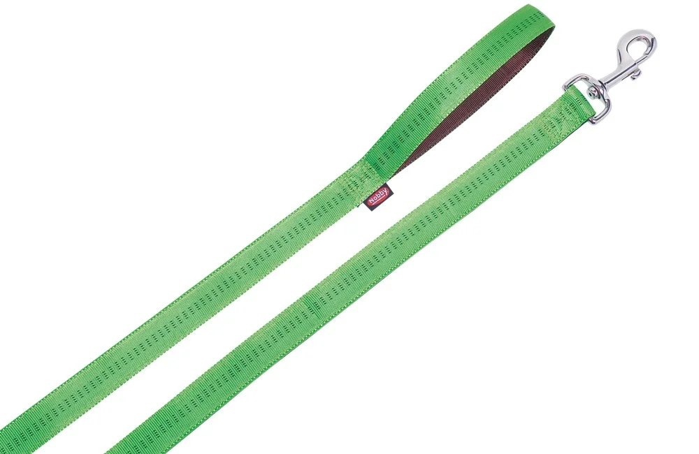 Nobby SOFT GRIP vodítko nylon 120cm / 15mm zelená