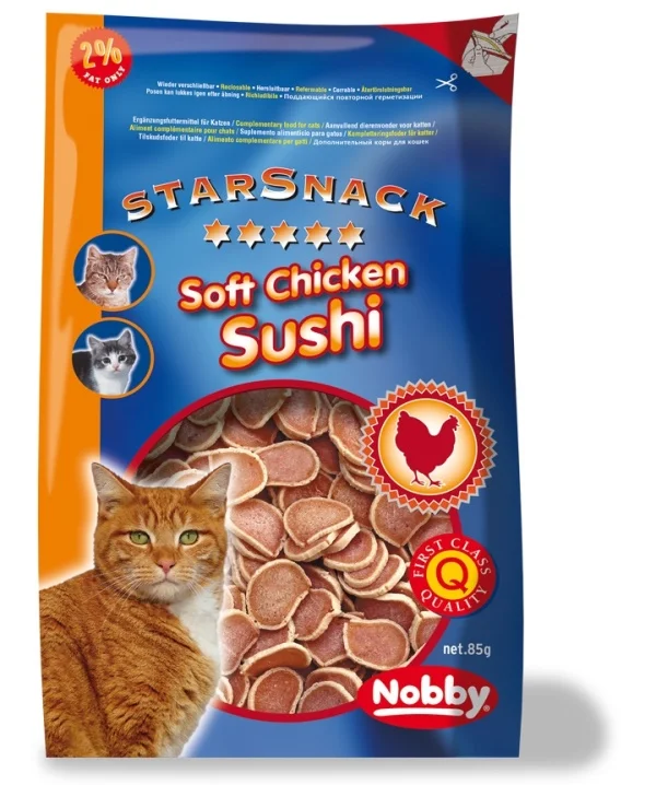 Nobby StarSnack pamlsky pro kočku kuře, tuňák 85g