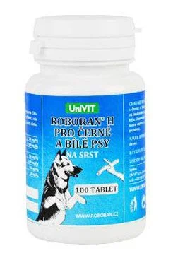 Roboran H Pro Psy Černé a Bílé 100 tbl