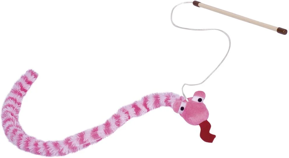 Nobby hračka pro kočky udice had růžová 118cm
