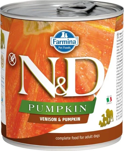 N&D DOG PUMPKIN Adult Venison & Pumpkin  285 g + 1 ks  ZDARMA