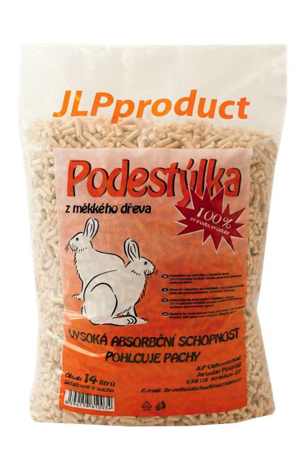 Dřevěná podestýlka JLP  14l